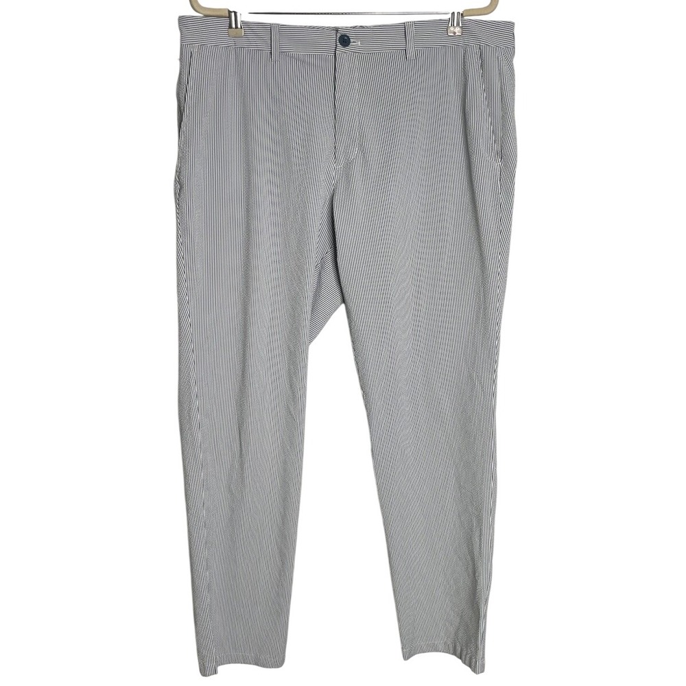 Vineyard Vines Performance On The Go Seersucker Pants Size 38x32 Striped
